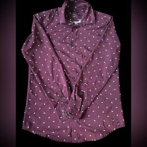 Perry Ellis Slim Fit Stretch Button Down Shirt Men’s